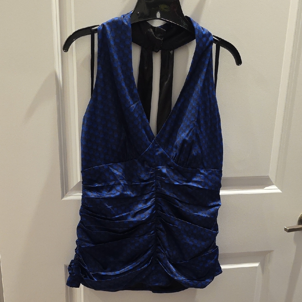 Express Blue Sleeveless Top